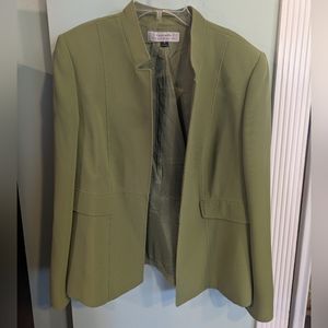 tahari green suit jacket